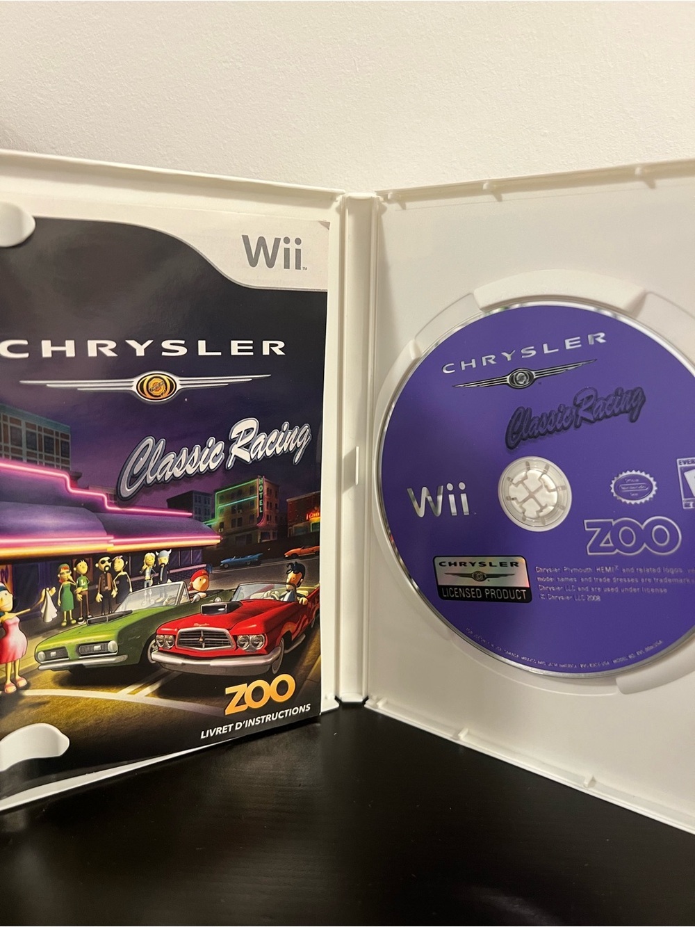 Nintendo Wii Chrysler Classic Racing - Complete Tested - Picture 3 of 4